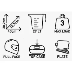 Csomagtartó doboz KAPPA K29N