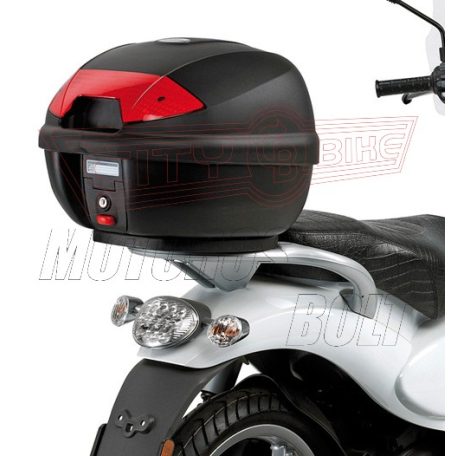 Csomagtartó doboz Kappa K30N fekete - piros prizma MonoLOCK