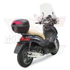 Csomagtartó doboz Kappa K30N fekete - piros prizma MonoLOCK