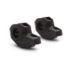 Kormánykiemelő 22mm kormányhoz +30mm fel, +21mm hátra Fekete