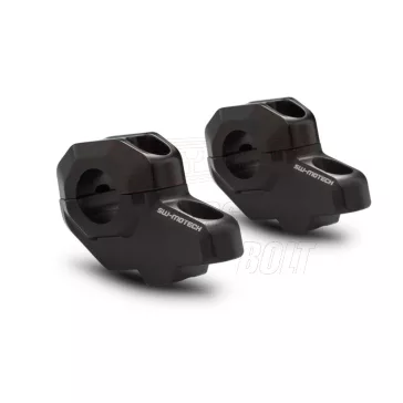   Kormánykiemelő 22mm kormányhoz +30mm fel, +21mm hátra Fekete