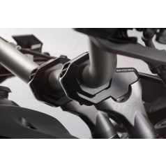   Kormánykiemelő 22mm kormányhoz +30mm fel, +21mm hátra Fekete