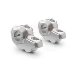   Kormánykiemelő 22mm kormányhoz +30mm fel, +21mm hátra (ezüst színű)