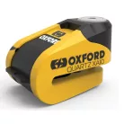 Riasztós tárcsafékzár OXFORD Quartz XA10 sárga/fekete színű
