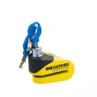 Riasztós tárcsafékzár OXFORD Quartz XA10 sárga/fekete színű