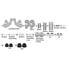 Kiegészítő lámpa tartó BMW R 1300 GS (2024-2025) GIVI