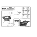 Doboztartó platni MonoLOCK dobozhoz és _ _ _FZ karhoz (Givi M5M)