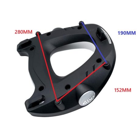 Givi M5 MONOKEY platni – hátsó doboz rögzítő alap FZ konzolhoz