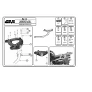 Givi M5 MONOKEY platni – hátsó doboz rögzítő alap FZ konzolhoz