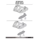 Doboztartó platni MonoKEY dobozhoz, és _ _ _FZ és _ _ _SR karhoz (Givi M8A alumínium)