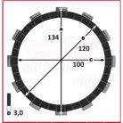 Kuplunglamella PANNÓNIA P20/P21 TRW (8 db-os szett)