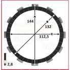Kuplunglamella PANNÓNIA T5/P10 TRW (7 db-os szett)
