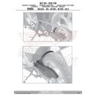 Sárvédő hátsó kerékhez Honda NC 700 S (2012-2013) / NC 750 S / NC 750 S DCT (2014-2015) / NC 700 X (2012-2013) / NC 750 X / NC 750 X DCT (2014-2015) / Integra 700 (2012-2013) / Honda NC 750 S GIVI