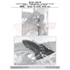 Sárvédő hátsó kerékhez Honda NC 700 S (2012-2013) / NC 750 S / NC 750 S DCT (2014-2015) / NC 700 X (2012-2013) / NC 750 X / NC 750 X DCT (2014-2015) / Integra 700 (2012-2013) / Honda NC 750 S GIVI