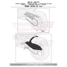 Sárvédő hátsó kerékhez Honda Integra 750 (2014-2015) / Honda Integra 750 (2016-2018) GIVI