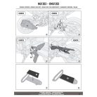 Sárvédő hátsó kerékhez HONDA CB 500 Hornet (2024-2025), HONDA NX 500 (2024-2025) GIVI