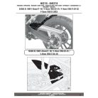 Sárvédő hátsó kerékhez MG3118 SUZUKI DL 1000 V-Strom (2017-2019), SUZUKI V-Strom 1050 DE (2023-2025) GIVI