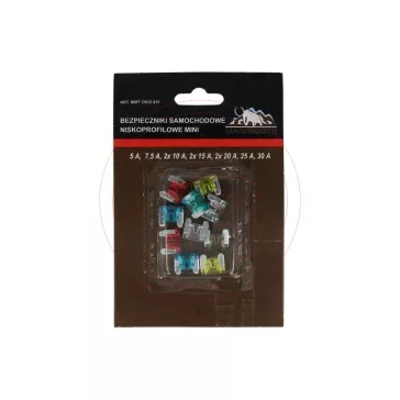 Biztosíték készlet késes mini alacsony 10 db-os