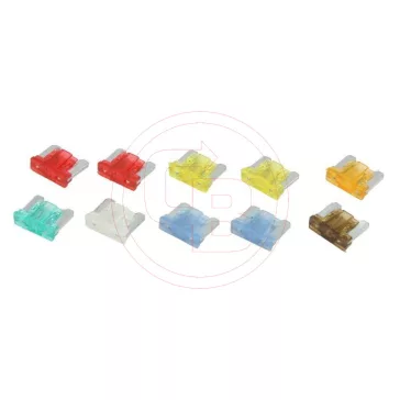 Biztosíték készlet késes mini alacsony 10 db-os