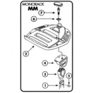 Doboztartó platni MonoLOCK dobozhoz és _ _ _F karhoz (GIVI MM)