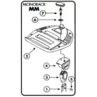 Doboztartó platni MonoLOCK dobozhoz és _ _ _F karhoz (GIVI MM)