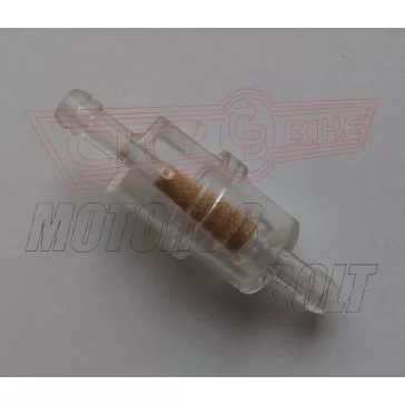 Benzinszűrő benzincsőbe 6mm hengeres