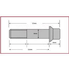 Csavar Féktárcsához TRW  M6x11mm ( 6 db-os szett )