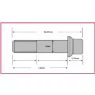 Csavar Féktárcsához TRW M6x13mm (6 db-os szett)