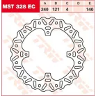 TRW féktárcsa MST328EC hullámos kerülettel