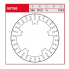 TRW féktárcsa MST505 sima kerülettel