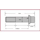 Csavar Féktárcsához TRW M6x19,90mm (6 db-os szett)