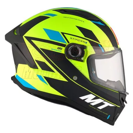 MT Stinger 2 ZIVZE bukósisak fekete/neon/kék S
