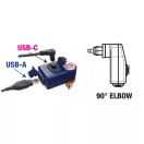 DIN dugó USB-A+C Optimate