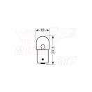Izzó 12V 10W BA15S OSRAM