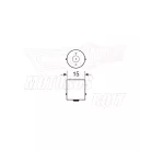Izzó 12V 10W BA15S OSRAM