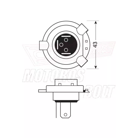 Izzó 12V 35/35W HS1 OSRAM (Lampa)