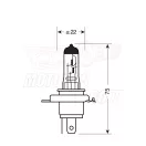 Izzó 12V 60/55W H4 Osram (Lampa) Izzó 12V 60/55W H4 Osram (Lampa)