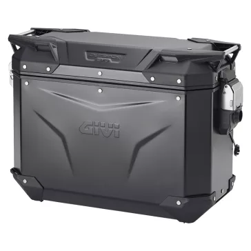   GIVI OBKEV37BL Outback EVO SMART fekete alumínium oldaldoboz, bal oldali – CAM-SIDE rögzítéssel
