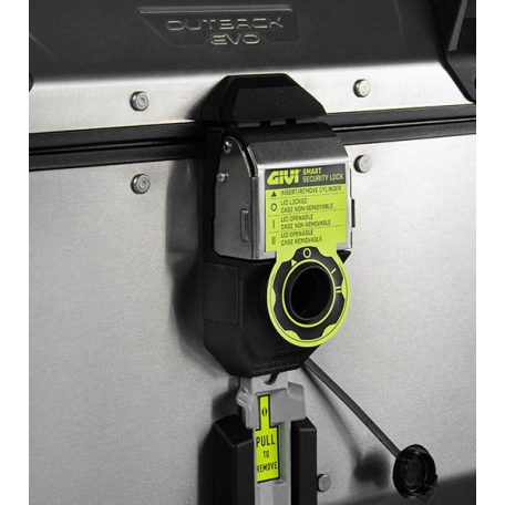 GIVI OBKEV44AAL Outback EVO SMART anodizált alumínium oldaldoboz, bal oldali – CAM-SIDE rögzítéssel