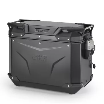   GIVI OBKEV44BL Outback EVO SMART fekete alumínium oldaldoboz, bal oldali – CAM-SIDE rögzítéssel