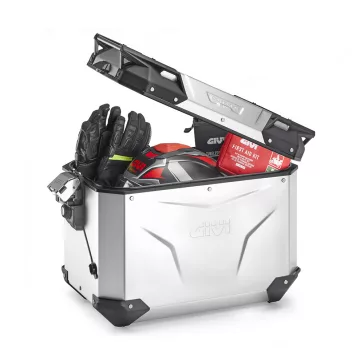   GIVI OBKEV48AAL Outback EVO SMART anodizált alumínium oldaldoboz, bal oldali – CAM-SIDE rögzítéssel