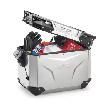   GIVI OBKEV48AL Outback EVO SMART natúr alumínium oldaldoboz, bal oldali – CAM-SIDE rögzítéssel