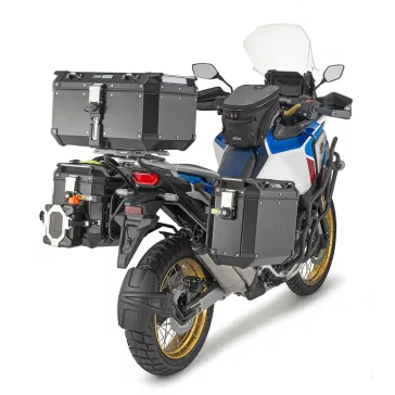   GIVI OBKEV48BL Outback EVO SMART fekete alumínium oldaldoboz, bal oldali – CAM-SIDE rögzítéssel