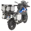 GIVI OBKEVS33AR Outback EVO SMART kipufogóhoz illesztett-natúr alumínium oldaldoboz, jobb oldali – CAM-SIDE rögzítéssel