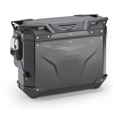   GIVI OBKEVS33BR Outback EVO SMART kipufogóhoz illesztett- festett fekete alumínium oldaldoboz, jobb oldali – CAM-SIDE rögzítéssel