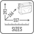 GIVI OBKEVS33BR Outback EVO SMART kipufogóhoz illesztett- festett fekete alumínium oldaldoboz, jobb oldali – CAM-SIDE rögzítéssel