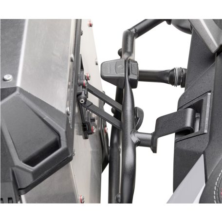 GIVI OBKEVS40BR Outback EVO SMART kipufogóhoz illesztett- festett fekete alumínium oldaldoboz, jobb oldali – CAM-SIDE rögzítéssel