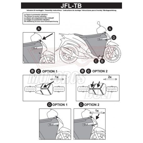 Lábtakaró OJ Scooter Pro B