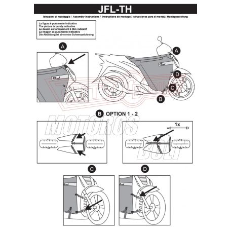 Lábtakaró OJ Scooter Pro H