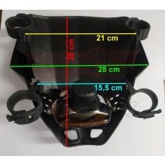 Fejidom+lámpa UFO Cruiser piros